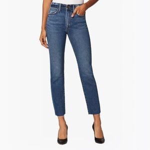 Joe’s High-Rise Straight Leg Raw-Hem Women’s Jeans - Size: 26